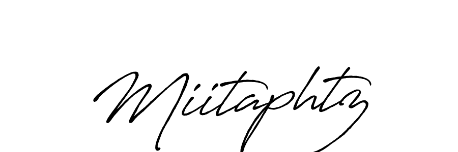 How to Draw Miitaphtz signature style? Antro_Vectra_Bolder is a latest design signature styles for name Miitaphtz. Miitaphtz signature style 7 images and pictures png