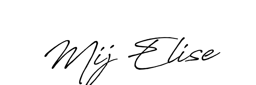 Make a beautiful signature design for name Mij Elise. Use this online signature maker to create a handwritten signature for free. Mij Elise signature style 7 images and pictures png