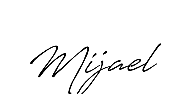 Also You can easily find your signature by using the search form. We will create Mijael name handwritten signature images for you free of cost using Antro_Vectra_Bolder sign style. Mijael signature style 7 images and pictures png