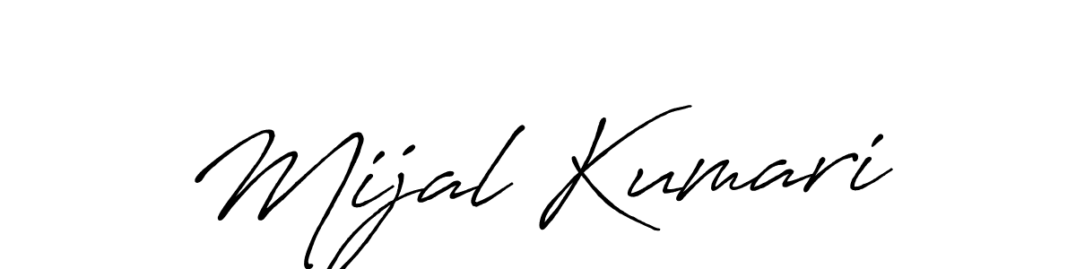 You should practise on your own different ways (Antro_Vectra_Bolder) to write your name (Mijal Kumari) in signature. don't let someone else do it for you. Mijal Kumari signature style 7 images and pictures png