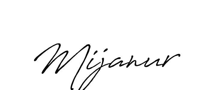 Design your own signature with our free online signature maker. With this signature software, you can create a handwritten (Antro_Vectra_Bolder) signature for name Mijanur. Mijanur signature style 7 images and pictures png