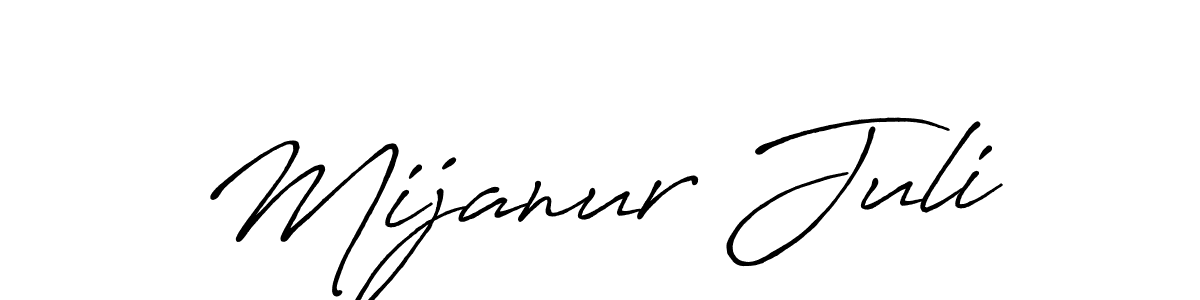 Best and Professional Signature Style for Mijanur Juli. Antro_Vectra_Bolder Best Signature Style Collection. Mijanur Juli signature style 7 images and pictures png