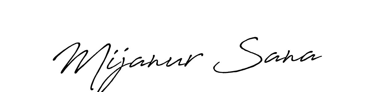 Make a beautiful signature design for name Mijanur Sana. Use this online signature maker to create a handwritten signature for free. Mijanur Sana signature style 7 images and pictures png