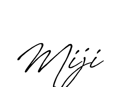 Also You can easily find your signature by using the search form. We will create Miji name handwritten signature images for you free of cost using Antro_Vectra_Bolder sign style. Miji signature style 7 images and pictures png