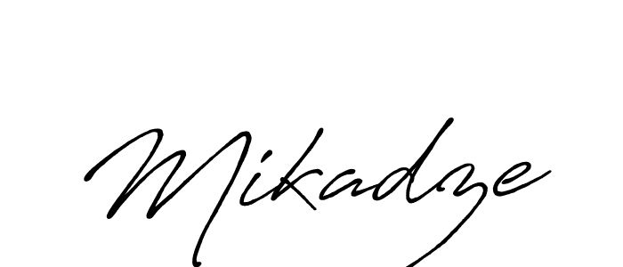 Once you've used our free online signature maker to create your best signature Antro_Vectra_Bolder style, it's time to enjoy all of the benefits that Mikadze name signing documents. Mikadze signature style 7 images and pictures png