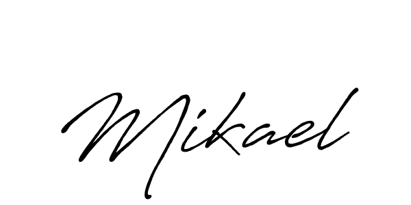 Mikael stylish signature style. Best Handwritten Sign (Antro_Vectra_Bolder) for my name. Handwritten Signature Collection Ideas for my name Mikael. Mikael signature style 7 images and pictures png