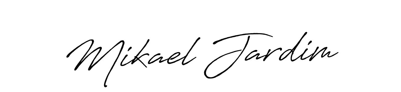 Mikael Jardim stylish signature style. Best Handwritten Sign (Antro_Vectra_Bolder) for my name. Handwritten Signature Collection Ideas for my name Mikael Jardim. Mikael Jardim signature style 7 images and pictures png