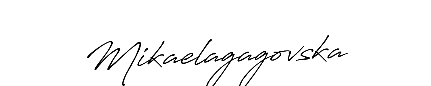 Best and Professional Signature Style for Mikaelagagovska. Antro_Vectra_Bolder Best Signature Style Collection. Mikaelagagovska signature style 7 images and pictures png