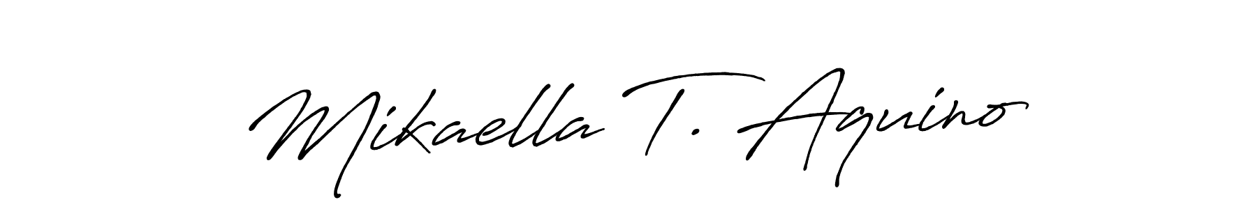 This is the best signature style for the Mikaella T. Aquino name. Also you like these signature font (Antro_Vectra_Bolder). Mix name signature. Mikaella T. Aquino signature style 7 images and pictures png