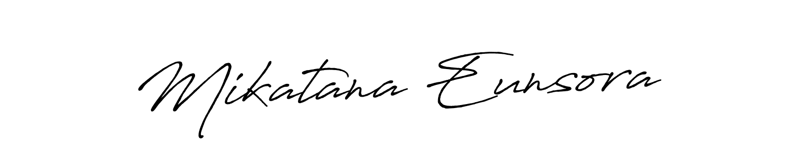 Design your own signature with our free online signature maker. With this signature software, you can create a handwritten (Antro_Vectra_Bolder) signature for name Mikatana Eunsora. Mikatana Eunsora signature style 7 images and pictures png