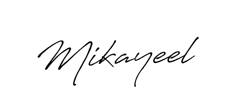 Also we have Mikayeel name is the best signature style. Create professional handwritten signature collection using Antro_Vectra_Bolder autograph style. Mikayeel signature style 7 images and pictures png