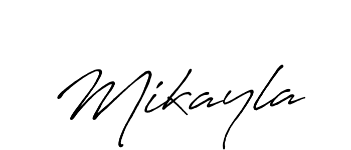 Also we have Mikayla name is the best signature style. Create professional handwritten signature collection using Antro_Vectra_Bolder autograph style. Mikayla signature style 7 images and pictures png