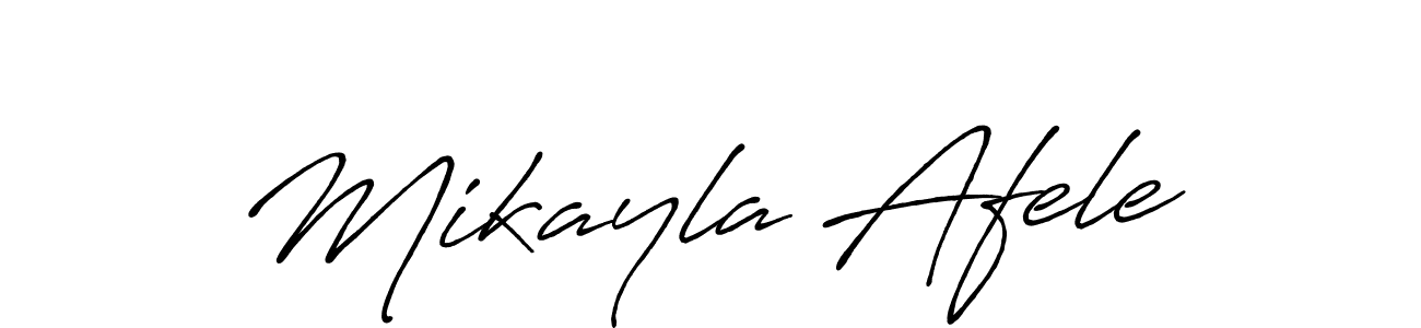 Use a signature maker to create a handwritten signature online. With this signature software, you can design (Antro_Vectra_Bolder) your own signature for name Mikayla Afele. Mikayla Afele signature style 7 images and pictures png