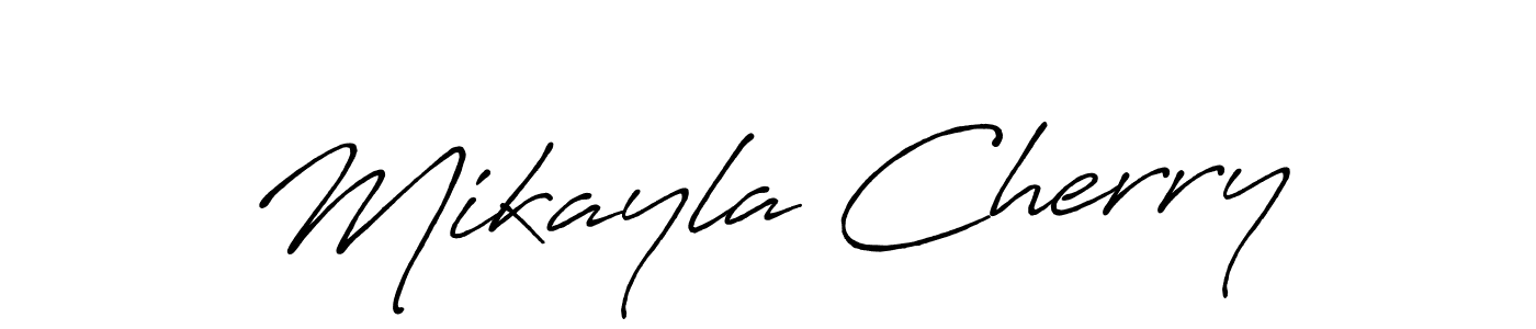 Check out images of Autograph of Mikayla Cherry name. Actor Mikayla Cherry Signature Style. Antro_Vectra_Bolder is a professional sign style online. Mikayla Cherry signature style 7 images and pictures png