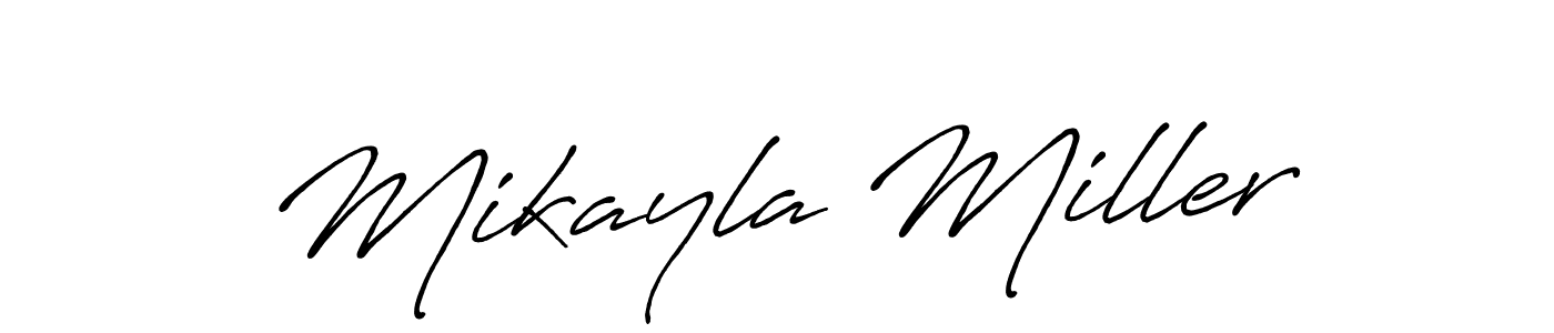 It looks lik you need a new signature style for name Mikayla Miller. Design unique handwritten (Antro_Vectra_Bolder) signature with our free signature maker in just a few clicks. Mikayla Miller signature style 7 images and pictures png