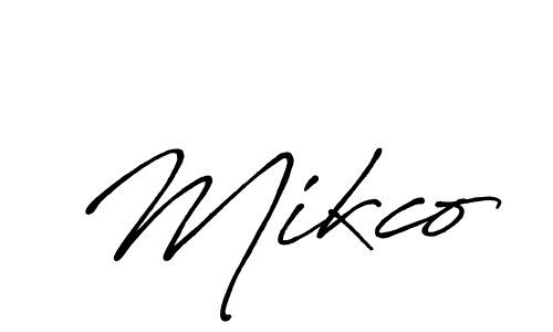 Once you've used our free online signature maker to create your best signature Antro_Vectra_Bolder style, it's time to enjoy all of the benefits that Mikco name signing documents. Mikco signature style 7 images and pictures png