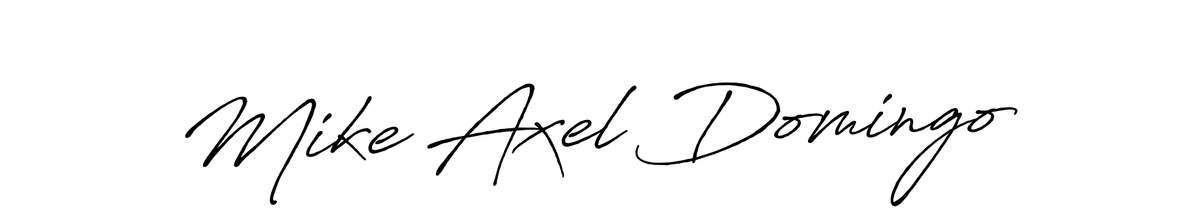 if you are searching for the best signature style for your name Mike Axel Domingo. so please give up your signature search. here we have designed multiple signature styles  using Antro_Vectra_Bolder. Mike Axel Domingo signature style 7 images and pictures png