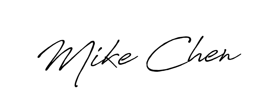 It looks lik you need a new signature style for name Mike Chen. Design unique handwritten (Antro_Vectra_Bolder) signature with our free signature maker in just a few clicks. Mike Chen signature style 7 images and pictures png