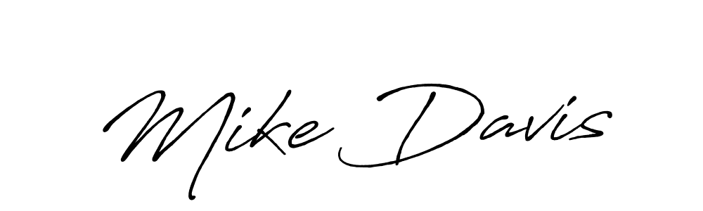 Also You can easily find your signature by using the search form. We will create Mike Davis name handwritten signature images for you free of cost using Antro_Vectra_Bolder sign style. Mike Davis signature style 7 images and pictures png