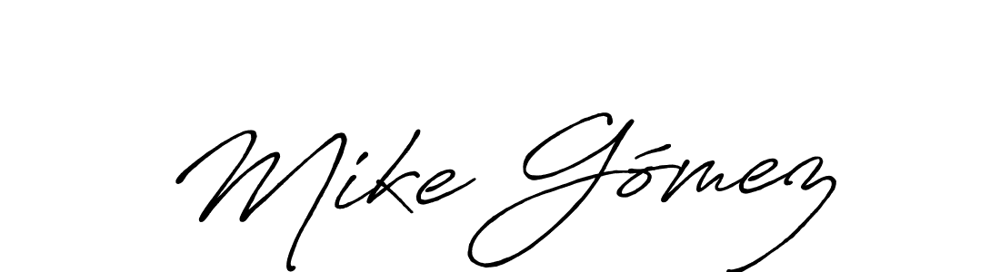 How to Draw Mike Gómez signature style? Antro_Vectra_Bolder is a latest design signature styles for name Mike Gómez. Mike Gómez signature style 7 images and pictures png