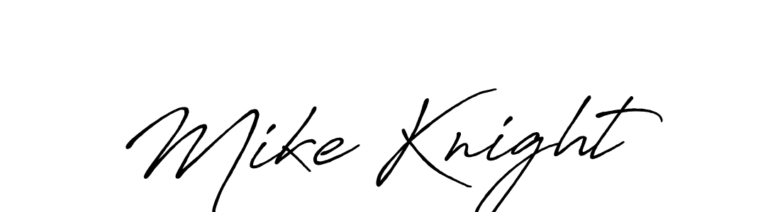 It looks lik you need a new signature style for name Mike Knight. Design unique handwritten (Antro_Vectra_Bolder) signature with our free signature maker in just a few clicks. Mike Knight signature style 7 images and pictures png