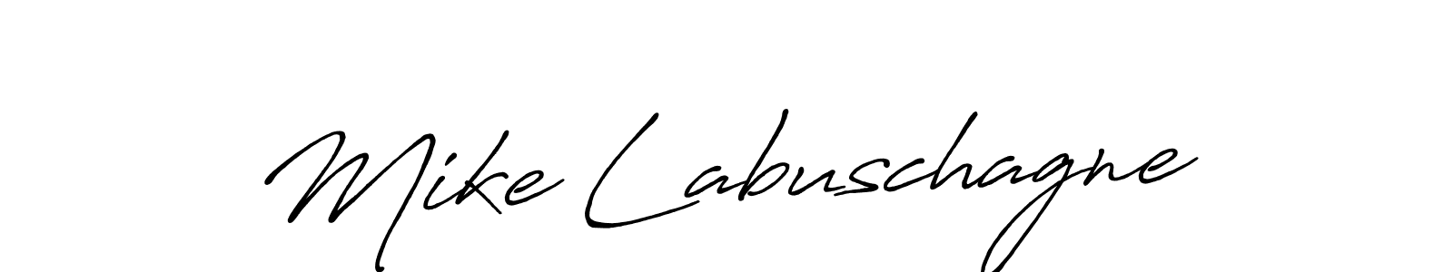 Create a beautiful signature design for name Mike Labuschagne. With this signature (Antro_Vectra_Bolder) fonts, you can make a handwritten signature for free. Mike Labuschagne signature style 7 images and pictures png