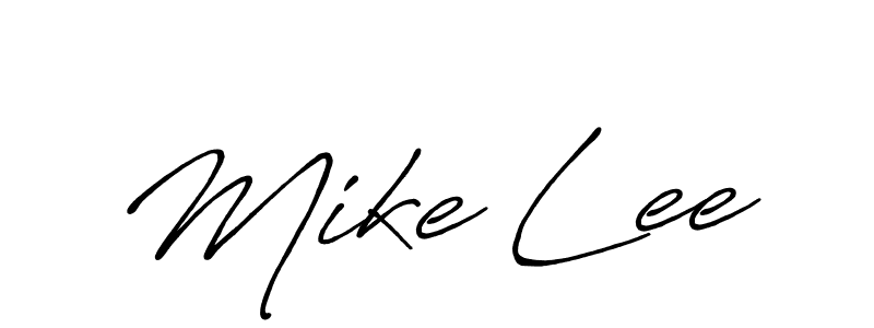 Also You can easily find your signature by using the search form. We will create Mike Lee name handwritten signature images for you free of cost using Antro_Vectra_Bolder sign style. Mike Lee signature style 7 images and pictures png