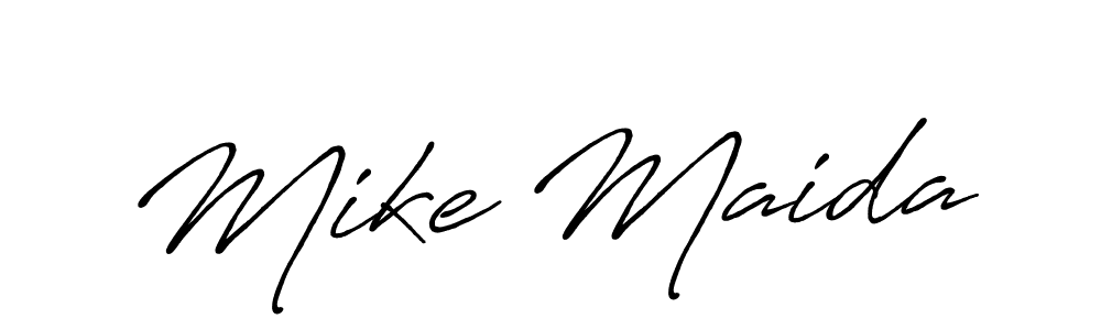 Once you've used our free online signature maker to create your best signature Antro_Vectra_Bolder style, it's time to enjoy all of the benefits that Mike Maida name signing documents. Mike Maida signature style 7 images and pictures png