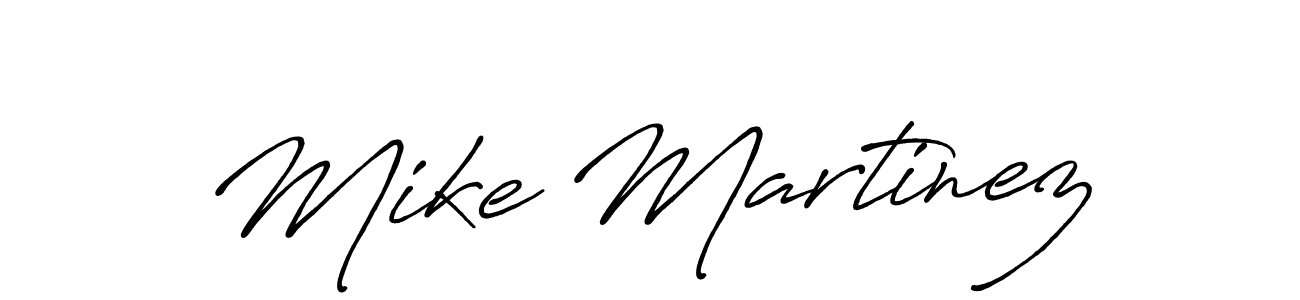 How to make Mike Martinez name signature. Use Antro_Vectra_Bolder style for creating short signs online. This is the latest handwritten sign. Mike Martinez signature style 7 images and pictures png