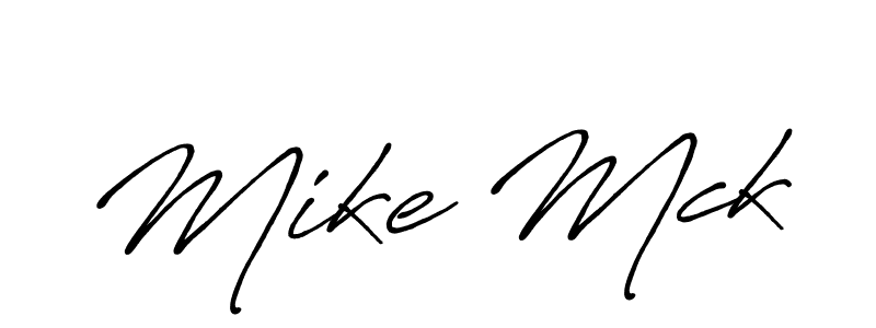 How to make Mike Mck signature? Antro_Vectra_Bolder is a professional autograph style. Create handwritten signature for Mike Mck name. Mike Mck signature style 7 images and pictures png