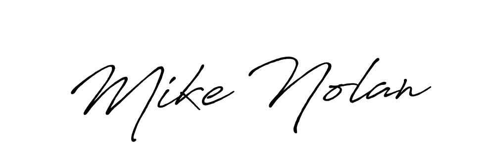 How to make Mike Nolan signature? Antro_Vectra_Bolder is a professional autograph style. Create handwritten signature for Mike Nolan name. Mike Nolan signature style 7 images and pictures png