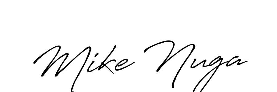 Make a short Mike Nuga signature style. Manage your documents anywhere anytime using Antro_Vectra_Bolder. Create and add eSignatures, submit forms, share and send files easily. Mike Nuga signature style 7 images and pictures png