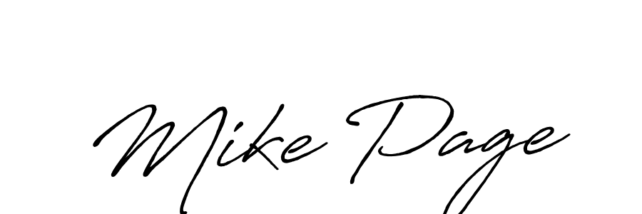 Once you've used our free online signature maker to create your best signature Antro_Vectra_Bolder style, it's time to enjoy all of the benefits that Mike Page name signing documents. Mike Page signature style 7 images and pictures png