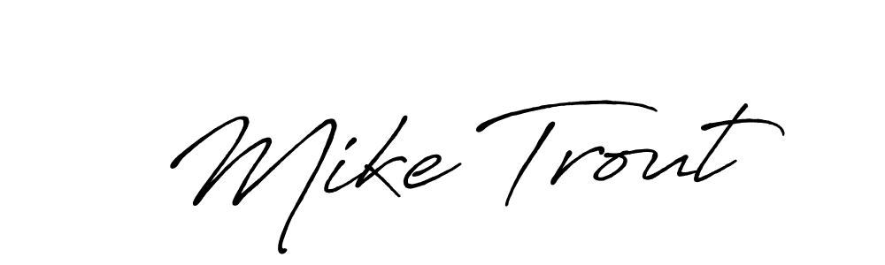 Make a short Mike Trout signature style. Manage your documents anywhere anytime using Antro_Vectra_Bolder. Create and add eSignatures, submit forms, share and send files easily. Mike Trout signature style 7 images and pictures png