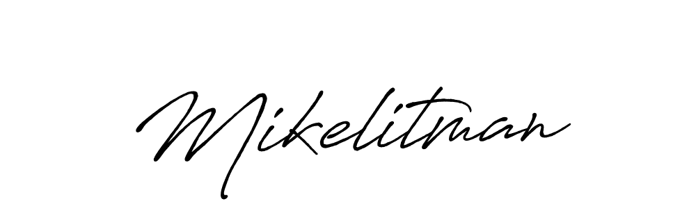 Design your own signature with our free online signature maker. With this signature software, you can create a handwritten (Antro_Vectra_Bolder) signature for name Mikelitman. Mikelitman signature style 7 images and pictures png