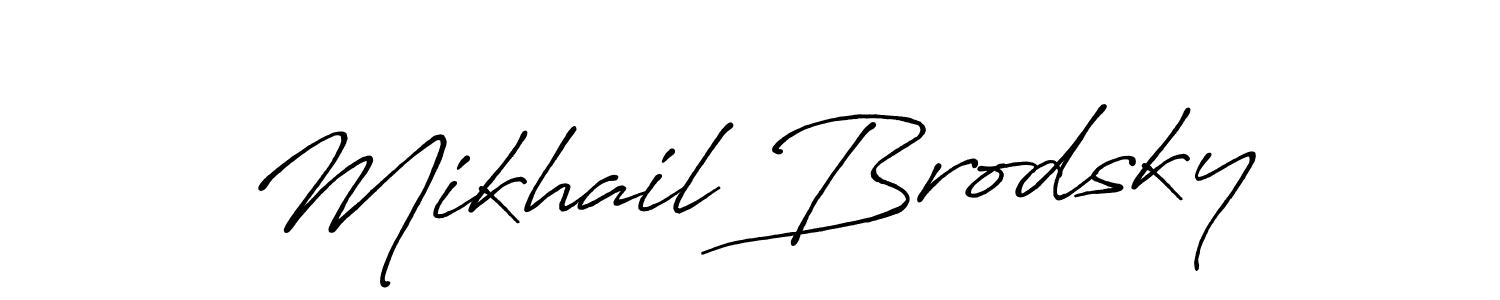 Make a beautiful signature design for name Mikhail Brodsky. Use this online signature maker to create a handwritten signature for free. Mikhail Brodsky signature style 7 images and pictures png