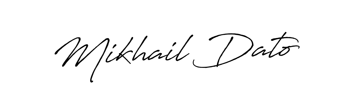 Here are the top 10 professional signature styles for the name Mikhail Dato. These are the best autograph styles you can use for your name. Mikhail Dato signature style 7 images and pictures png