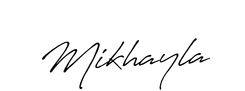Make a beautiful signature design for name Mikhayla. Use this online signature maker to create a handwritten signature for free. Mikhayla signature style 7 images and pictures png