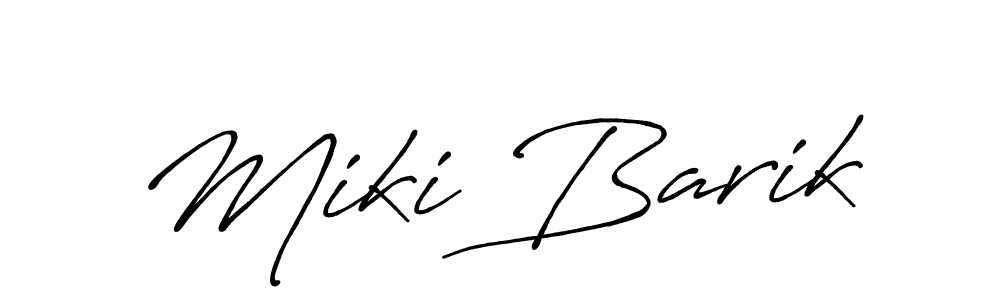 Antro_Vectra_Bolder is a professional signature style that is perfect for those who want to add a touch of class to their signature. It is also a great choice for those who want to make their signature more unique. Get Miki Barik name to fancy signature for free. Miki Barik signature style 7 images and pictures png