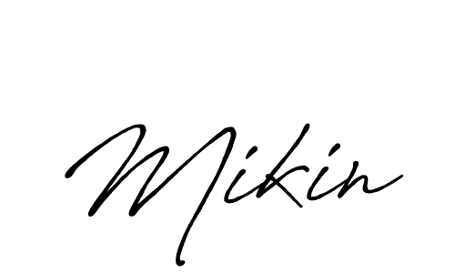 Also You can easily find your signature by using the search form. We will create Mikin name handwritten signature images for you free of cost using Antro_Vectra_Bolder sign style. Mikin signature style 7 images and pictures png