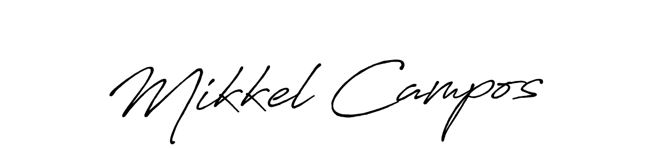 You can use this online signature creator to create a handwritten signature for the name Mikkel Campos. This is the best online autograph maker. Mikkel Campos signature style 7 images and pictures png