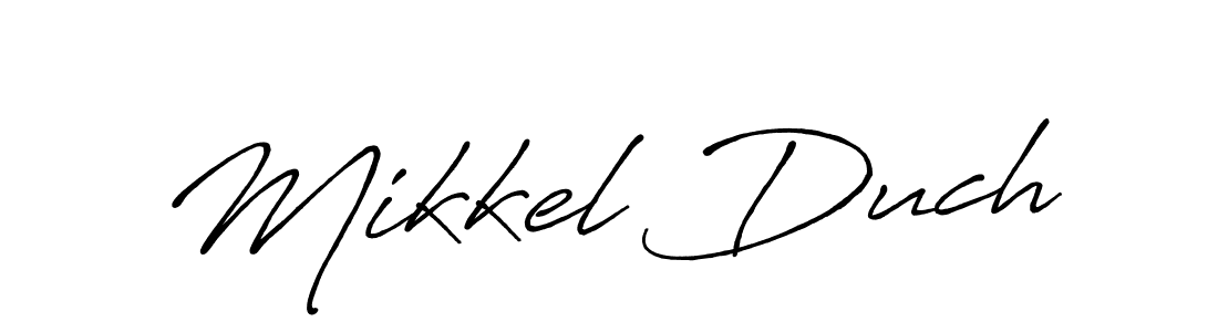 Also we have Mikkel Duch name is the best signature style. Create professional handwritten signature collection using Antro_Vectra_Bolder autograph style. Mikkel Duch signature style 7 images and pictures png