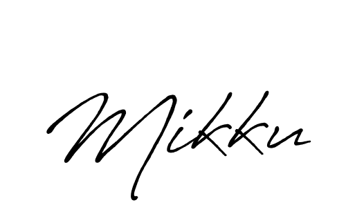 if you are searching for the best signature style for your name Mikku. so please give up your signature search. here we have designed multiple signature styles  using Antro_Vectra_Bolder. Mikku signature style 7 images and pictures png