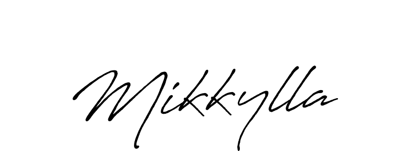 Also we have Mikkylla name is the best signature style. Create professional handwritten signature collection using Antro_Vectra_Bolder autograph style. Mikkylla signature style 7 images and pictures png