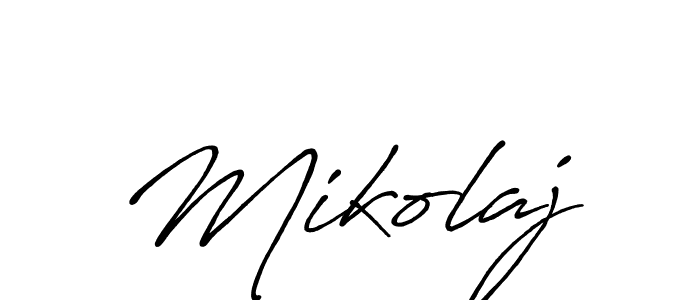 Antro_Vectra_Bolder is a professional signature style that is perfect for those who want to add a touch of class to their signature. It is also a great choice for those who want to make their signature more unique. Get Mikolaj name to fancy signature for free. Mikolaj signature style 7 images and pictures png
