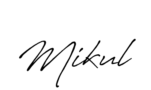 You should practise on your own different ways (Antro_Vectra_Bolder) to write your name (Mikul) in signature. don't let someone else do it for you. Mikul signature style 7 images and pictures png