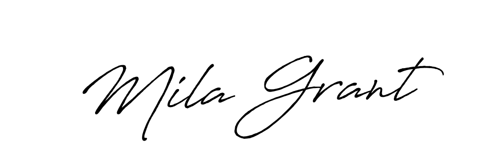 How to Draw Mila Grant signature style? Antro_Vectra_Bolder is a latest design signature styles for name Mila Grant. Mila Grant signature style 7 images and pictures png