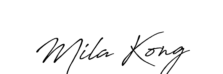 Best and Professional Signature Style for Mila Kong. Antro_Vectra_Bolder Best Signature Style Collection. Mila Kong signature style 7 images and pictures png