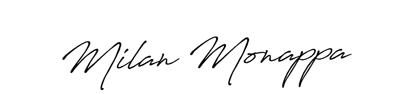 See photos of Milan Monappa official signature by Spectra . Check more albums & portfolios. Read reviews & check more about Antro_Vectra_Bolder font. Milan Monappa signature style 7 images and pictures png