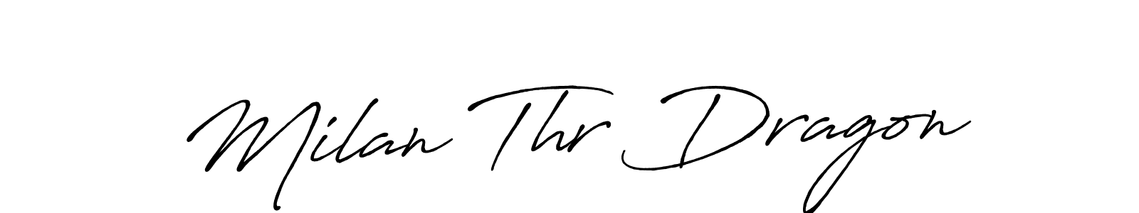 Make a beautiful signature design for name Milan Thr Dragon. Use this online signature maker to create a handwritten signature for free. Milan Thr Dragon signature style 7 images and pictures png